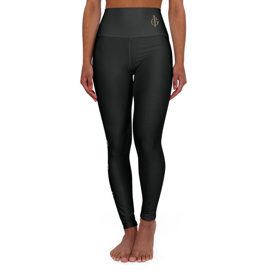 Inked Spirit Yoga Leggings - Storm & Sea