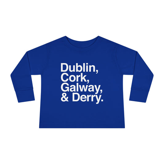 Toddler Icon Long Sleeve Tee (3 colors)