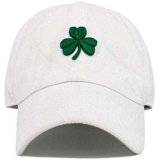 Shamrock Pride Hat – Wear the Legacy. Own the Luck. (white)