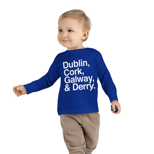Toddler Icon Long Sleeve Tee (3 colors)