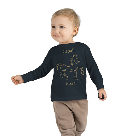 Horsing Around Toddler Long Sleeve Tee (1 color)